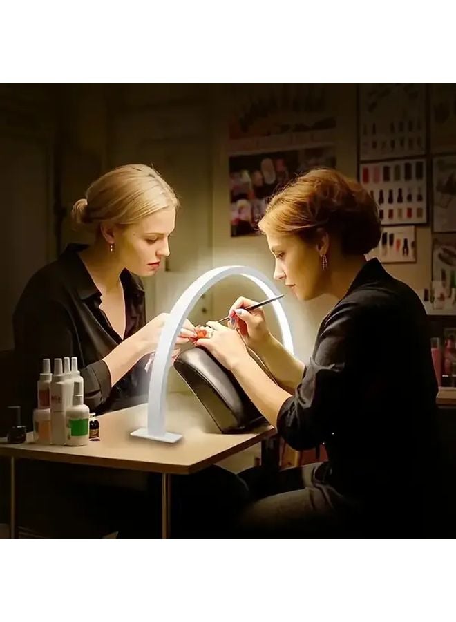 White USB Nail Lamp Fast LED Curing For Gel Nails Salon Home Portable - Image 4